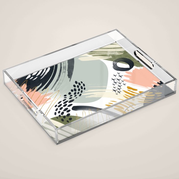 Abstract autumn season Acrylic Tray Gallery Image 1