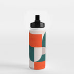 Mid century landscape Water Bottle Gallery Image 2