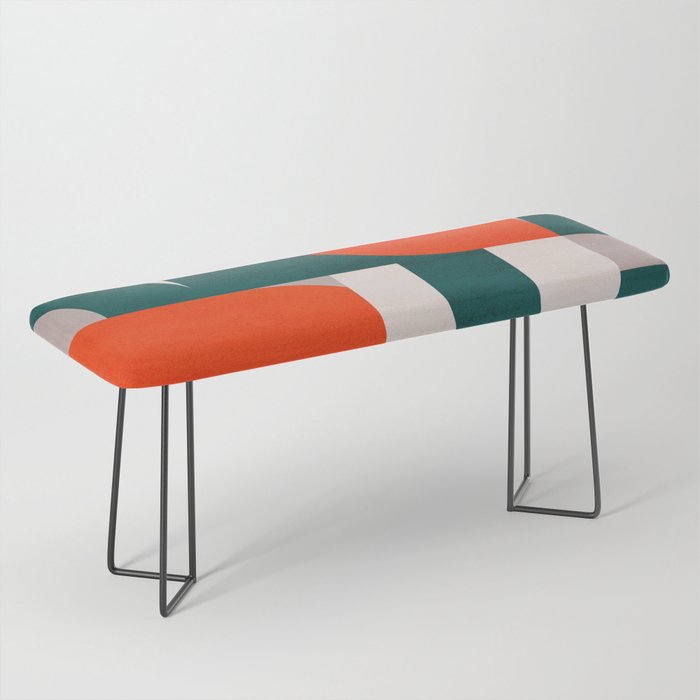 Mid century landscape Bench Gallery Image 1