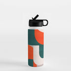 Mid century landscape Water Bottle Gallery Image 1