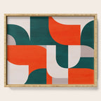 Mid century landscape Serving Tray Gallery Image 1