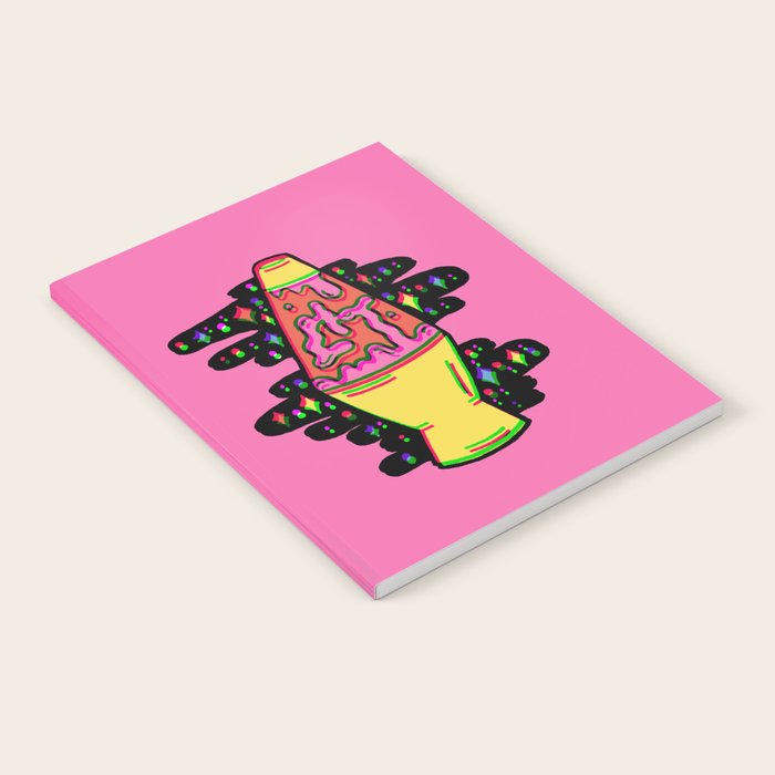 Lit Lava Lamp in pink in 3D Notebook Gallery Image 2