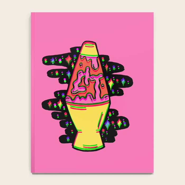 Lit Lava Lamp in pink in 3D Notebook Gallery Image 4
