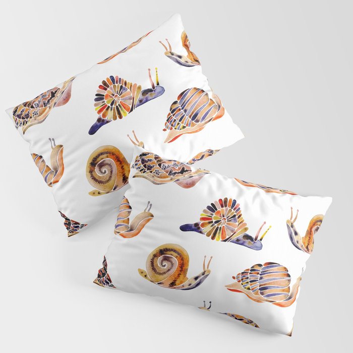 Snail Collection Pillow Sham Gallery Image 3