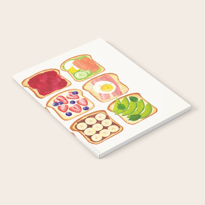 The Toast Club: Brunch Art Notebook Gallery Image 1