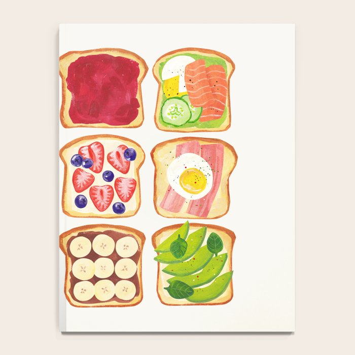 The Toast Club: Brunch Art Notebook Gallery Image 4