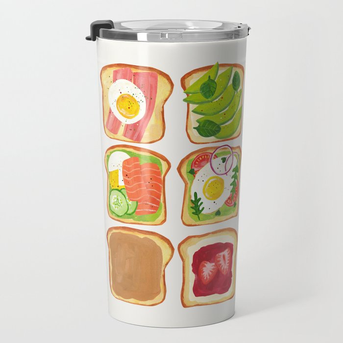 The Toast Club: Brunch Art Travel Mug Gallery Image 3