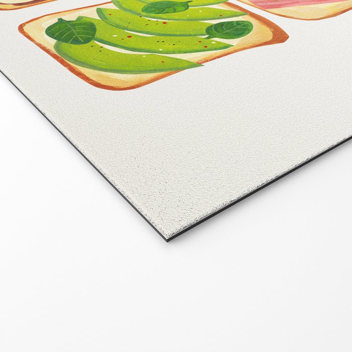 The Toast Club: Brunch Art Welcome Mat Gallery Image 2