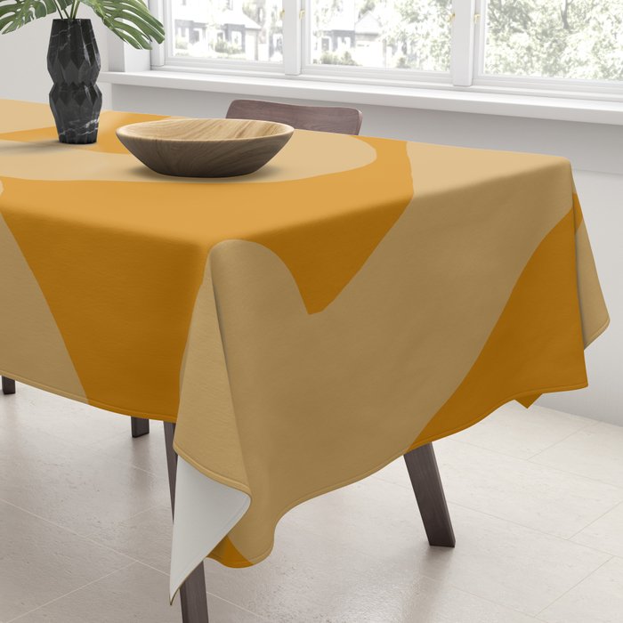 glowing goldenrod Tablecloth Gallery Image 3
