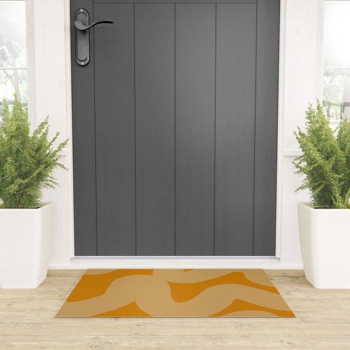 glowing goldenrod Welcome Mat Gallery Image 3