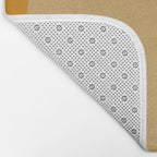 glowing goldenrod Bath Mat Gallery Image 2