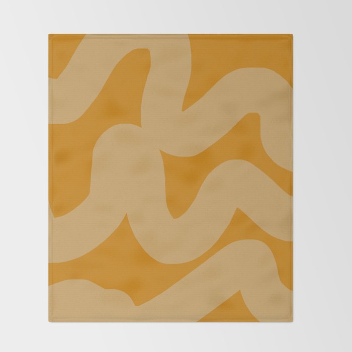 glowing goldenrod Throw Blanket Gallery Image 2