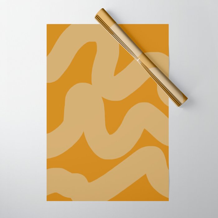 glowing goldenrod Wrapping Paper Gallery Image 1