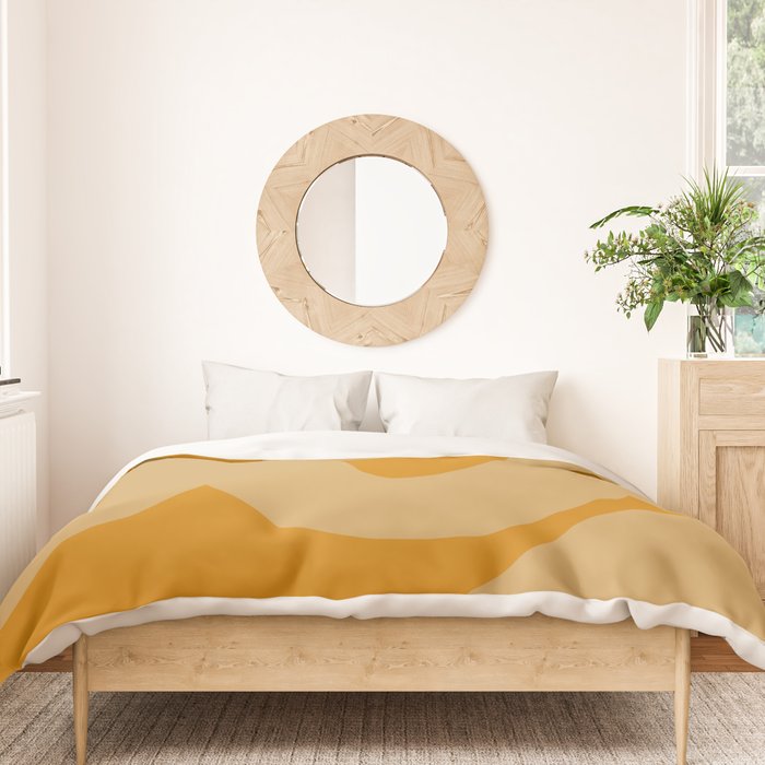 glowing goldenrod Duvet Cover Gallery Image 3