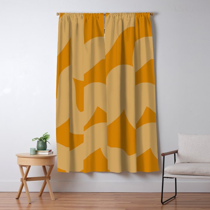 glowing goldenrod Window Curtain Gallery Image 5