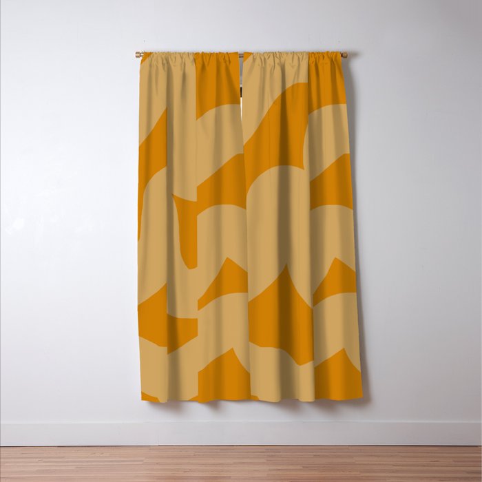glowing goldenrod Window Curtain Gallery Image 3
