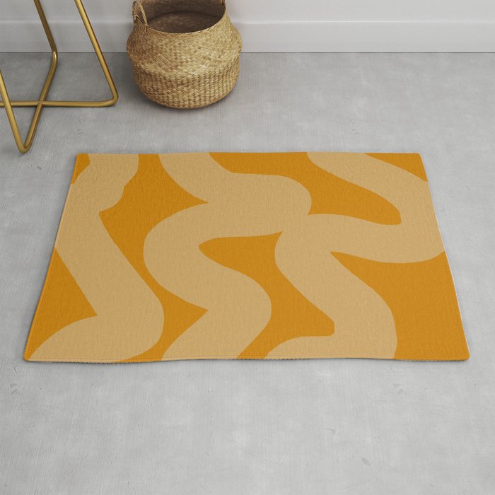 glowing goldenrod Rug Gallery Image 1