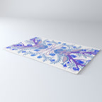 Floral Antlers - Blue Palette Rug Gallery Image 3