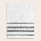 Farmhouse Grain Sack Black Stripes Notebook Gallery Image 4