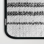 Farmhouse Grain Sack Black Stripes Laptop Sleeve Gallery Image 3
