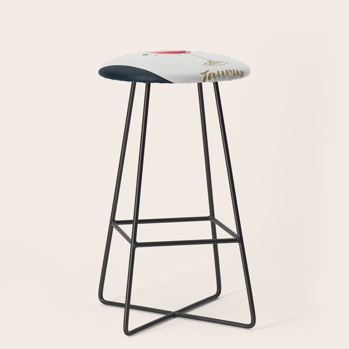 Mimosa Cocktail Zodiac Sign Stool Gallery Image 1