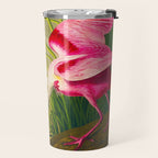 Roseate Spoonbill Bird pink Travel Mug Gallery Image 2