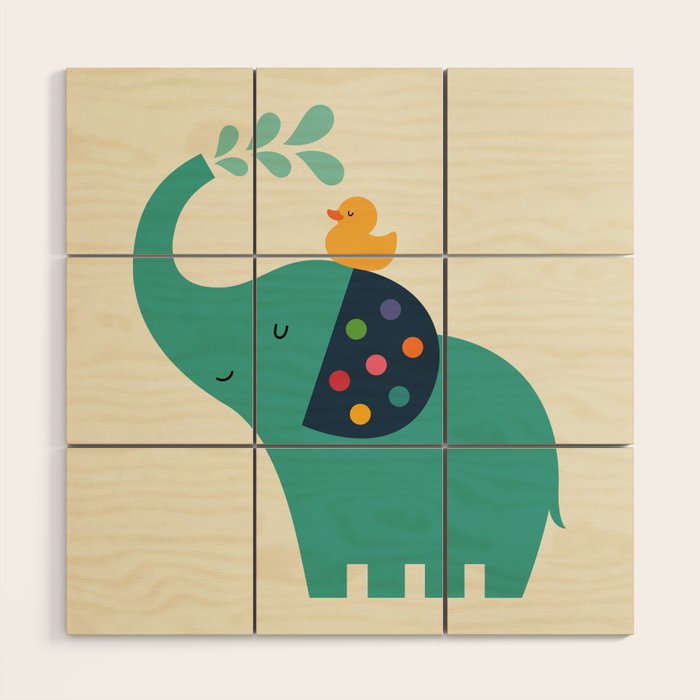 Keep Calm And Take A Shower Wood Wall Art Gallery Image 1