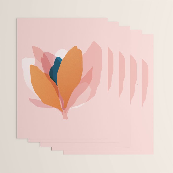 Abstraction_Floral_Blossom Wrapping Paper Gallery Image 3
