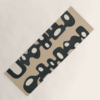Mid-Century Abstract Balance 01 Yoga Mat Gallery Image 1