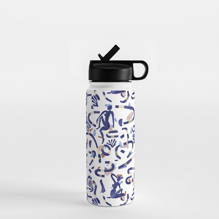 Abstract women between shapes II Water Bottle Gallery Image 1
