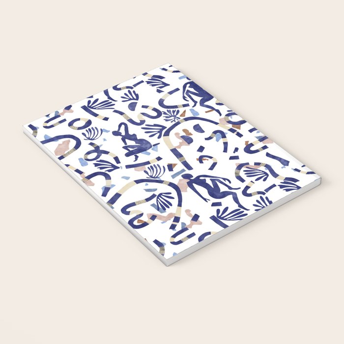 Abstract women between shapes II Notebook Gallery Image 3
