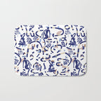 Abstract women between shapes II Bath Mat Gallery Image 1