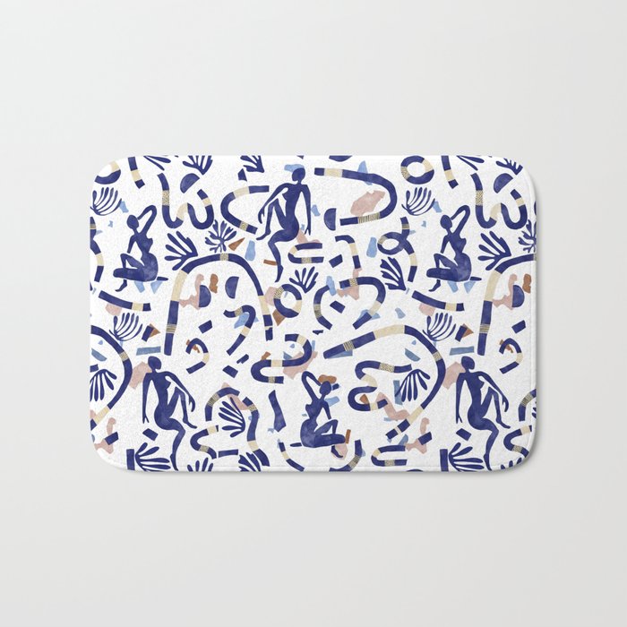 Abstract women between shapes II Bath Mat Gallery Image 1