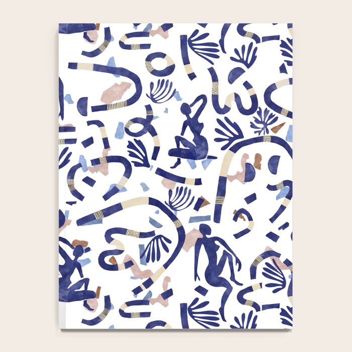 Abstract women between shapes II Notebook Gallery Image 4