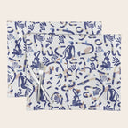 Abstract women between shapes II Placemat Gallery Image 1