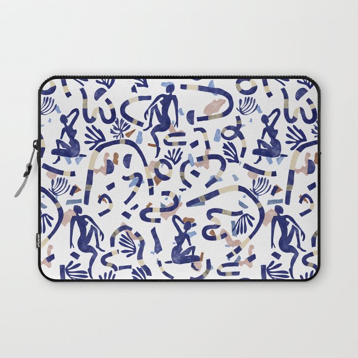 Abstract women between shapes II Laptop Sleeve Gallery Image 1