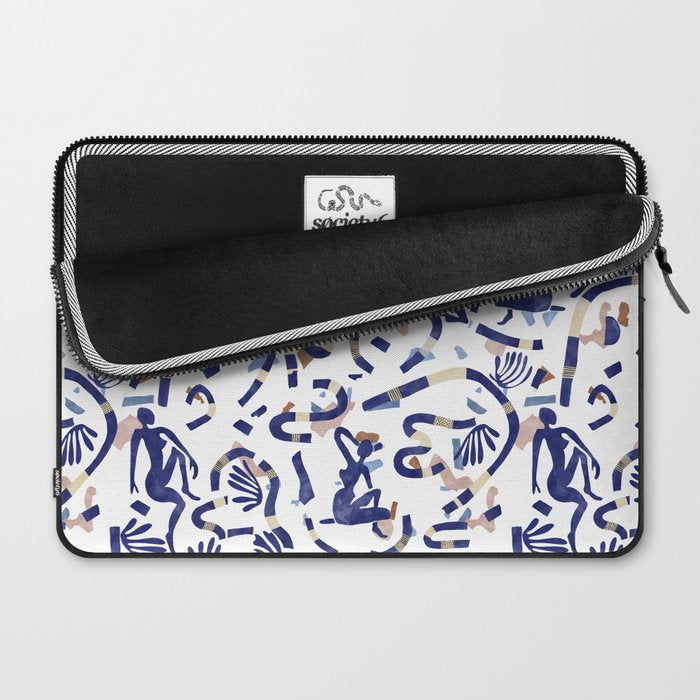 Abstract women between shapes II Laptop Sleeve Gallery Image 2