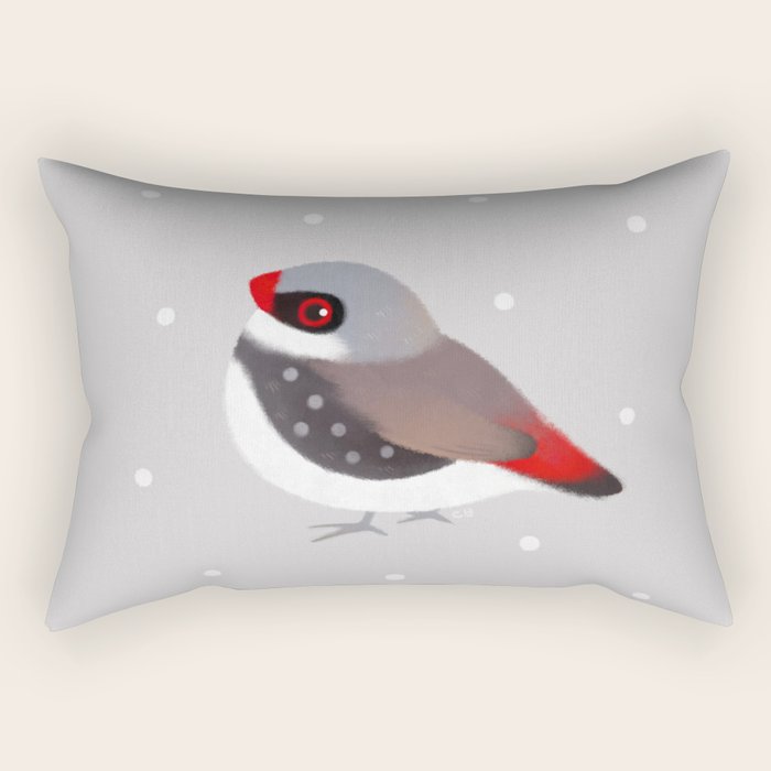 Diamond Firetail Rectangular Pillow Gallery Image 1
