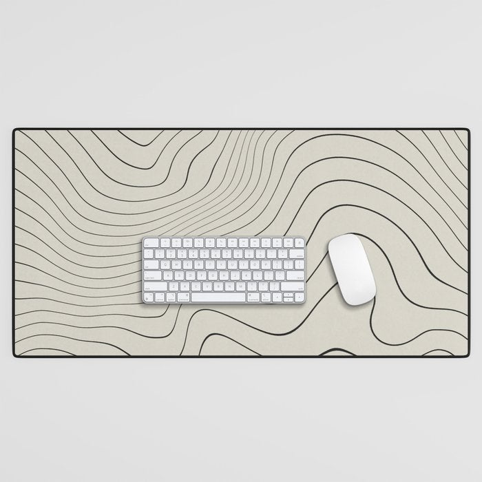 Line Distortion #3 Desk Mat Gallery Image 1