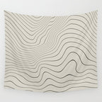 Line Distortion #3 Wall Tapestry Gallery Image 4