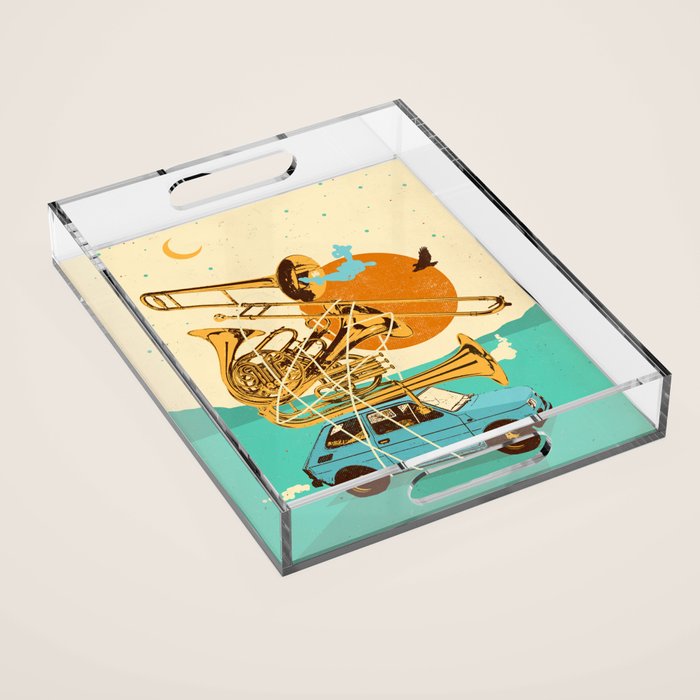 JAZZ JOURNEY Acrylic Tray Gallery Image 1