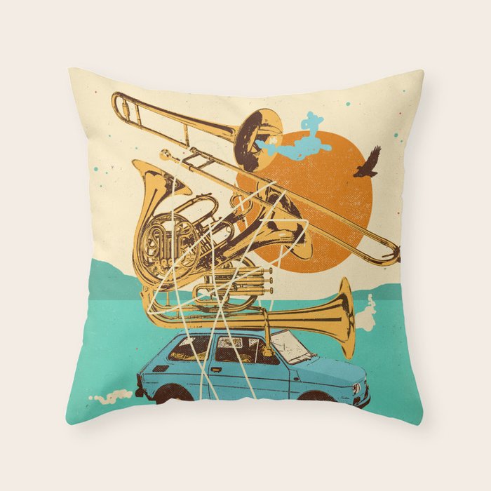 JAZZ JOURNEY Throw Pillow Gallery Image 6