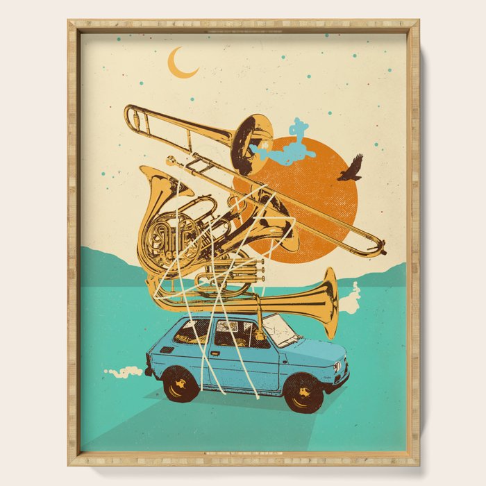 JAZZ JOURNEY Serving Tray Gallery Image 1