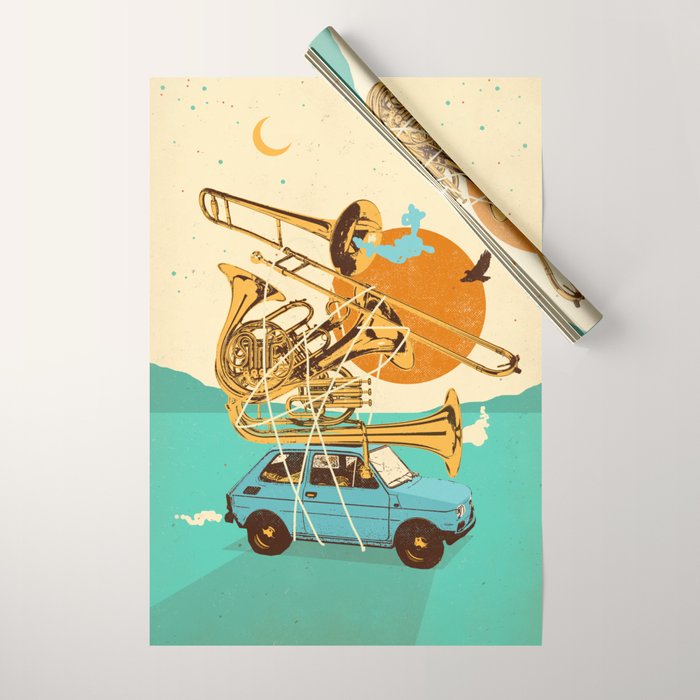 JAZZ JOURNEY Wrapping Paper Gallery Image 1