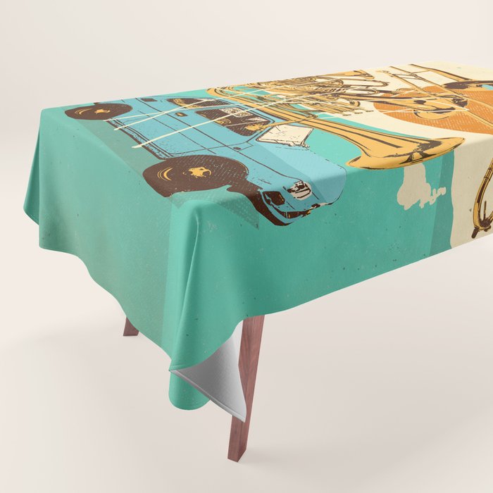 JAZZ JOURNEY Tablecloth Gallery Image 1