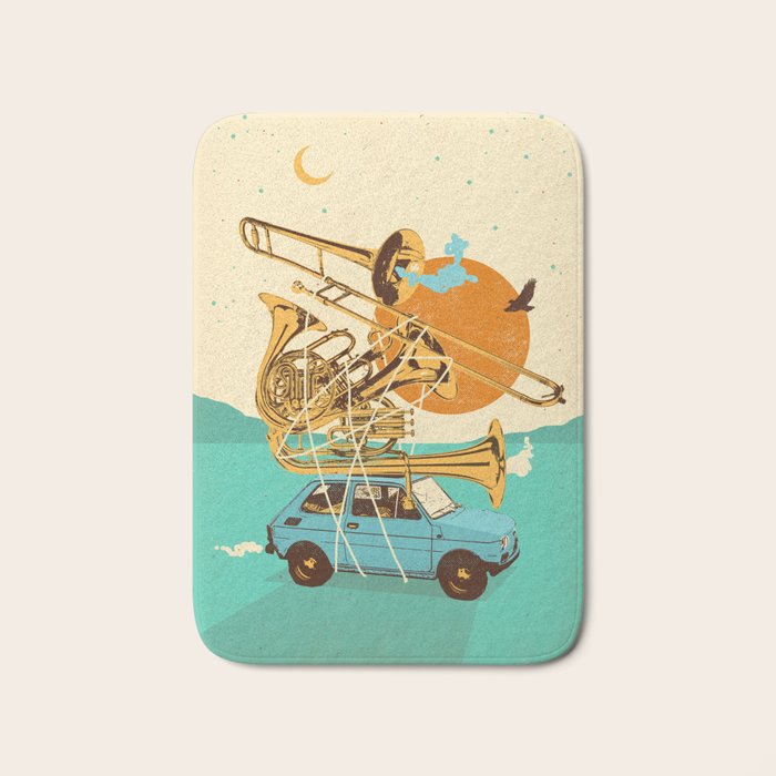 JAZZ JOURNEY Bath Mat Gallery Image 1