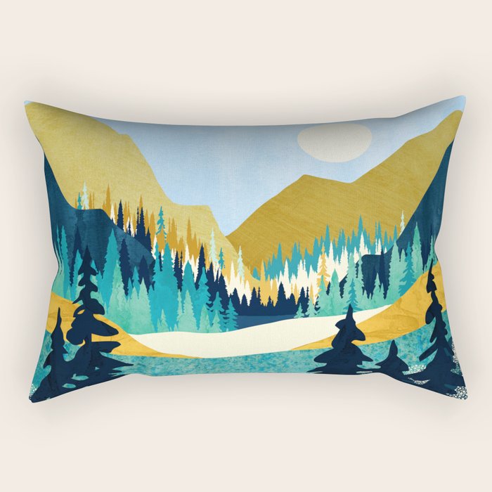 Flower Vista Rectangular Pillow Gallery Image 2
