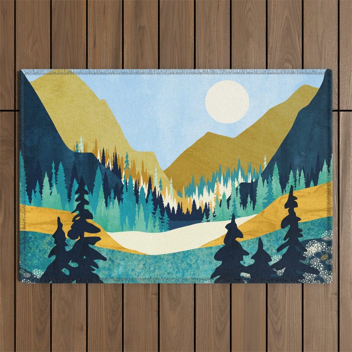 Flower Vista Outdoor Rug Gallery Image 1