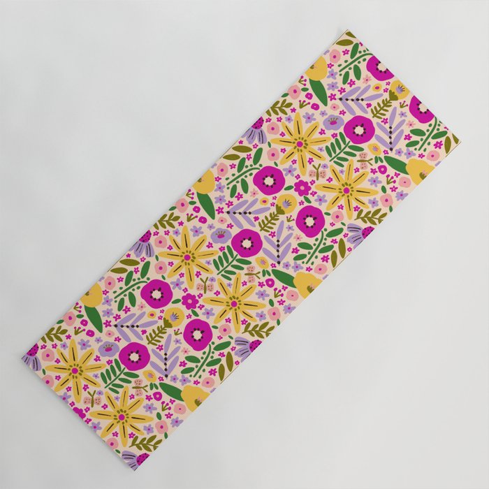 Hey, flowers Yoga Mat Gallery Image 1