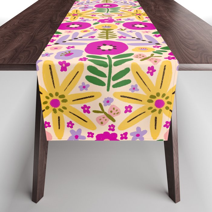 Hey, flowers Table Runner Gallery Image 1